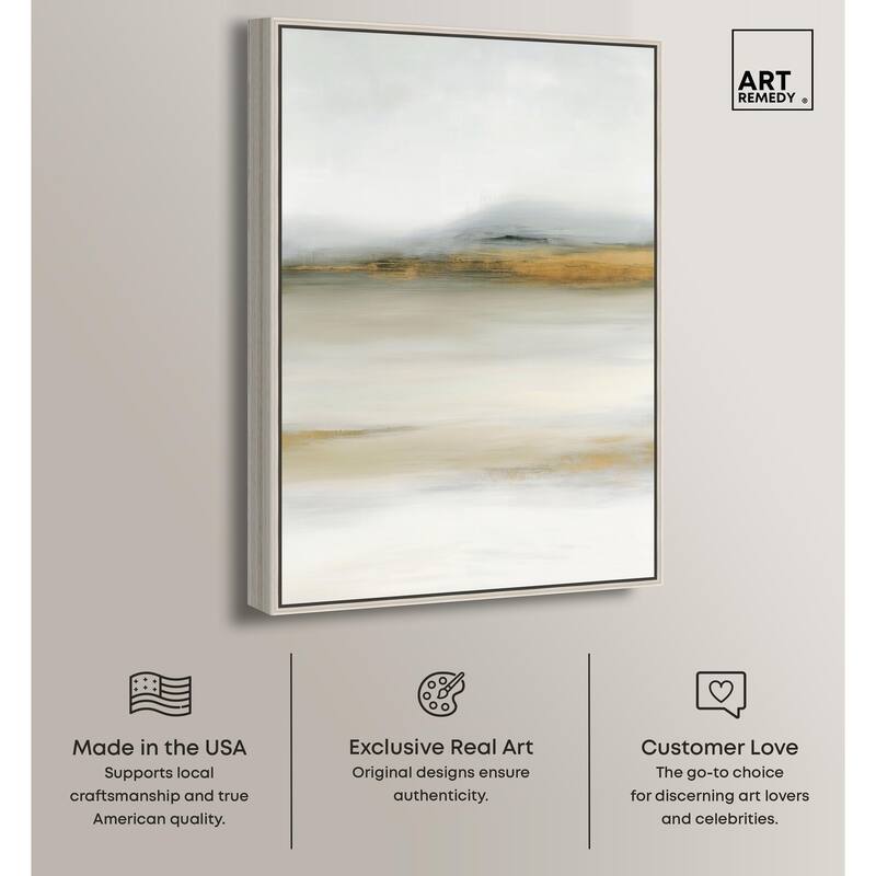 Misty Expanse II Canvas by Art Remedy