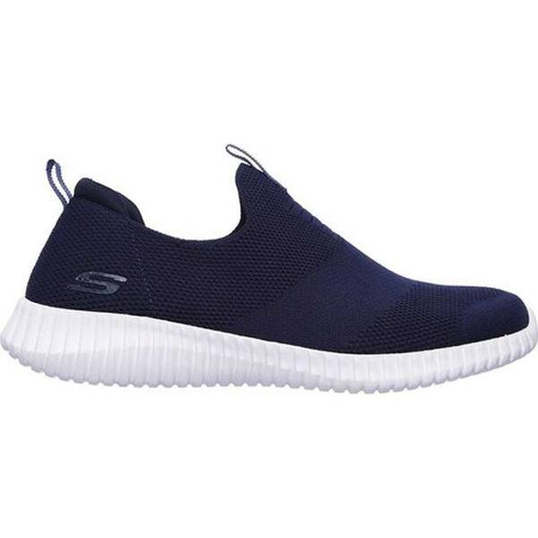 Shop Skechers Men S Elite Flex Wasick Slip On Sneaker Navy