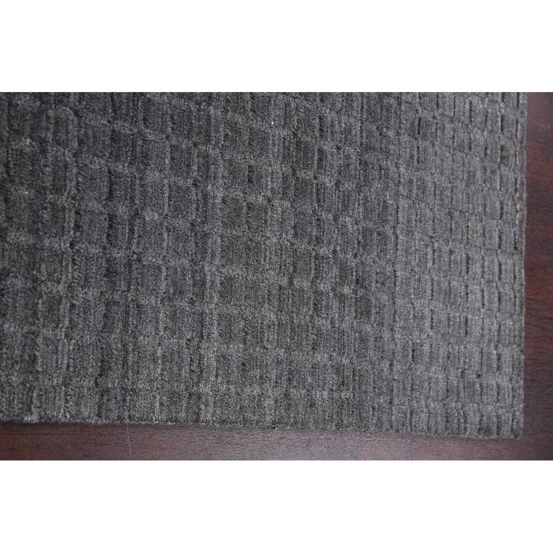Stunning Geometric Modern Moroccan Oriental Area Rug Wool Handmade - 4'10" x 7'8"