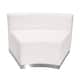 Option Melrose White Faux Leather