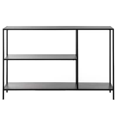 Modern Display Metal Console Table with Open Shelfs, for Dining