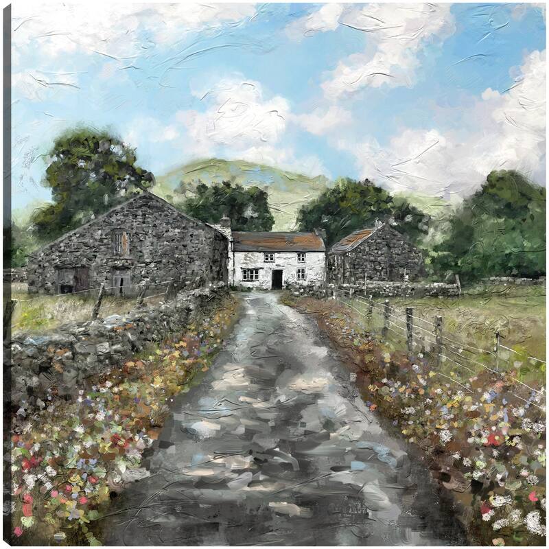 End of the Road By Studio Arts Canvas Art Print