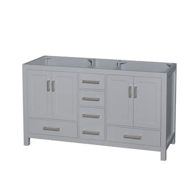 Wyndham Collection WC-1414-60-DBL-UM-VAN Sheffield 59" Double