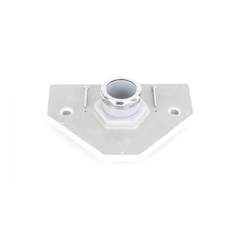 Chrome Plastic High Tank Toilet Panel - Replacement Part - Renovators Supply - Silver