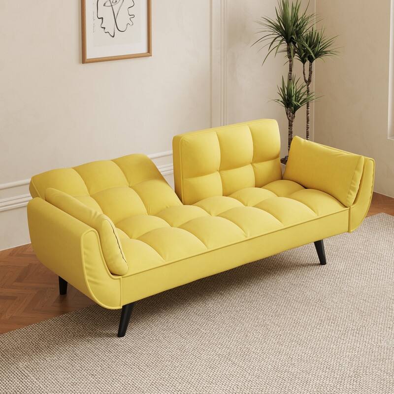 Adjustable square double sofa bed