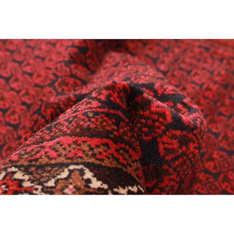 Teimani Burgundy Rug 2'11" x 4'5" - 2'11 x 4'5