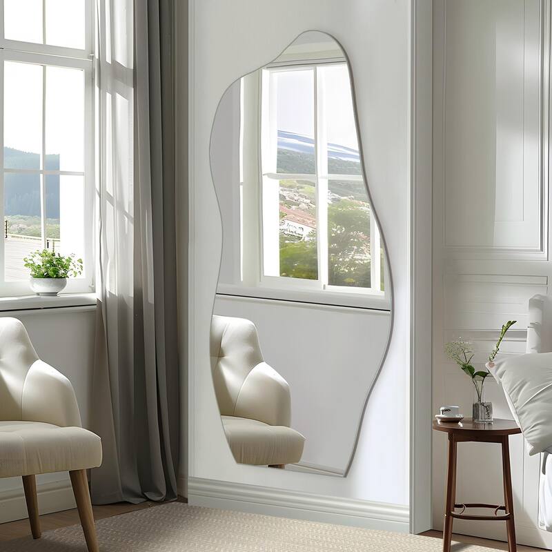 Frameless Flat Bottom Wall Mirror