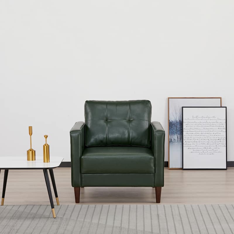 Artdeco Home Anza Faux Leather Arm Chair