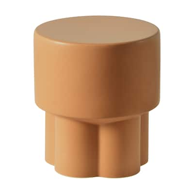 Mayflower Hand-Made Side Table - 14.5" - Orange