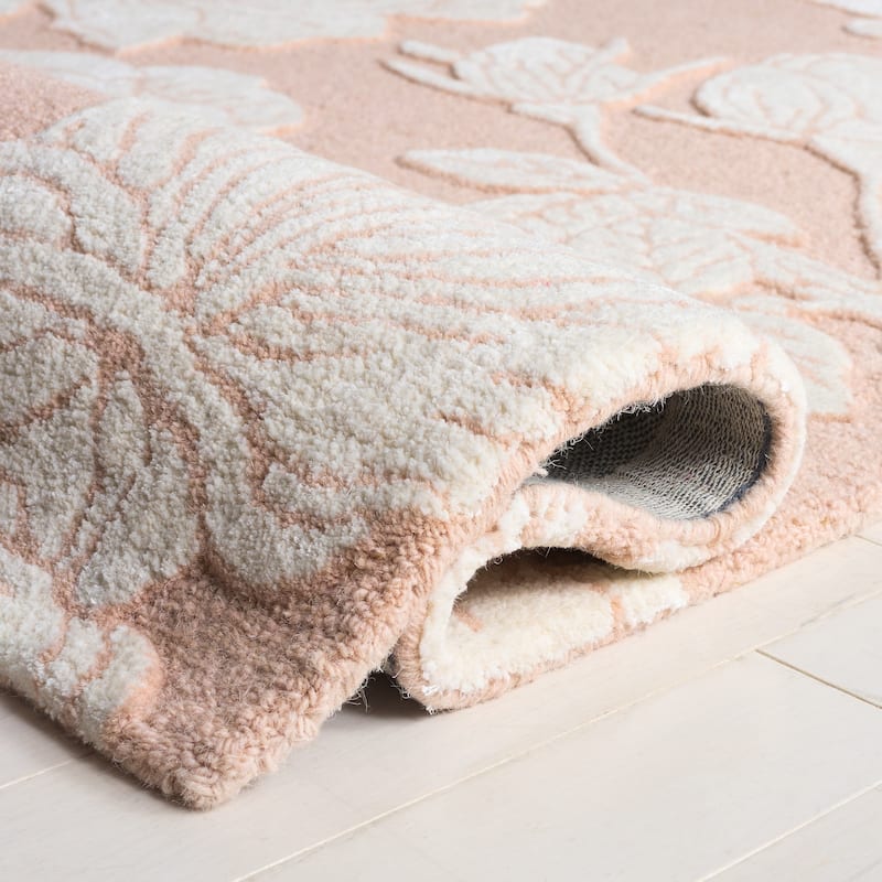 SAFAVIEH Handmade Glamour Arsenia Floral Wool Rug