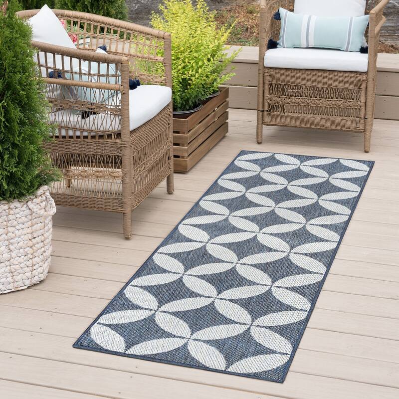 Vision Modern & Contemporary Geometric Indoor/Outdoor Area Rug