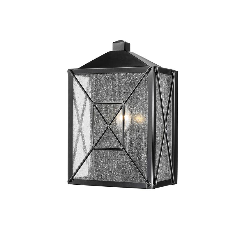 Millennium Lighting Caswell Outdoor Wall Sconce in Powder Coat Black - 22 Inch