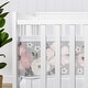 preview thumbnail 4 of 4, Sweet Jojo Designs + BreathableBaby Breathable Mesh Crib Liner Pad Grey Boho Floral Girl -Bohemian Shabby Chic Watercolor Flower