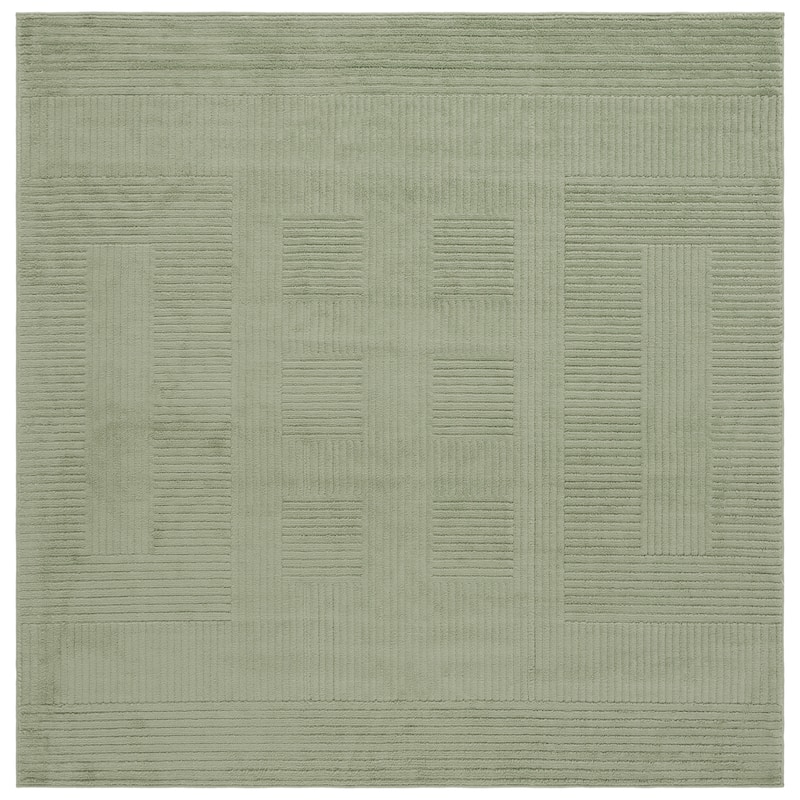 SAFAVIEH Selena Pratibha Modern Contemporary Rug - 5'3" Square - Green