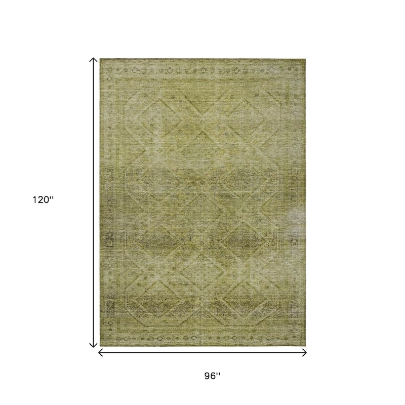 HomeRoots Geometric Transitional Rectangle Outdoor Rug