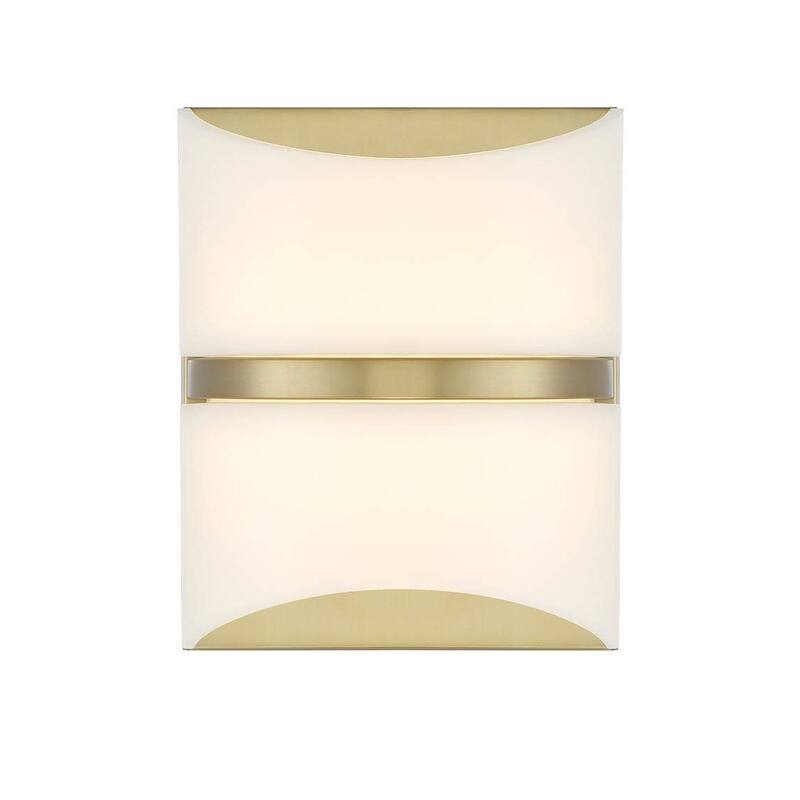 Minka Lavery 822-L Velaux 11" Tall LED Wall Sconce with Faux Alabaster