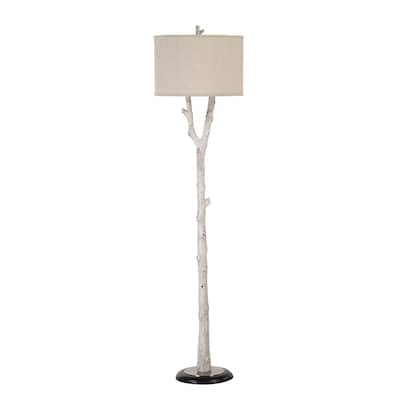 Criterion 67.5" Height Floor Lamp, Grey - 17 x 17 x 67.5"