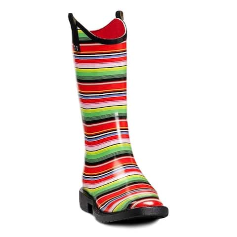 multi coloured leather boots