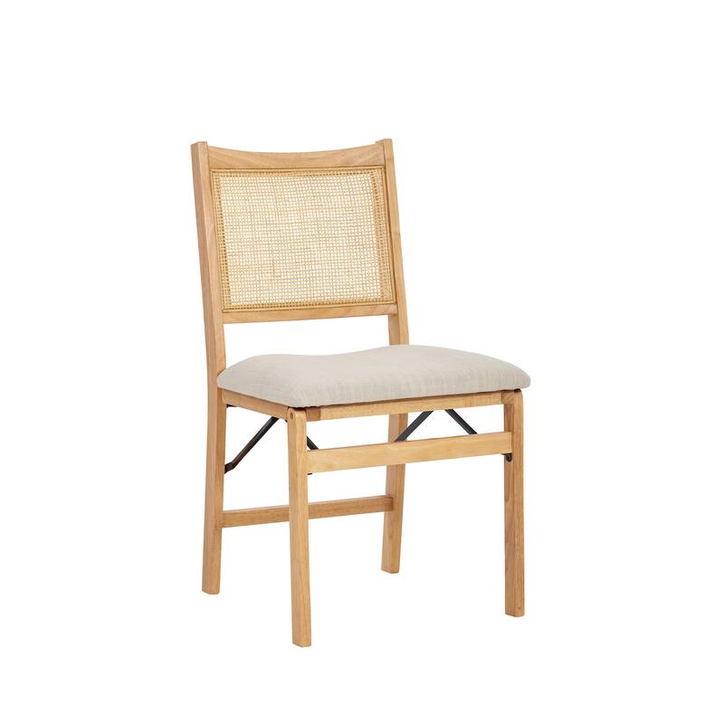 Beulah Rattan Folding Dining Chair