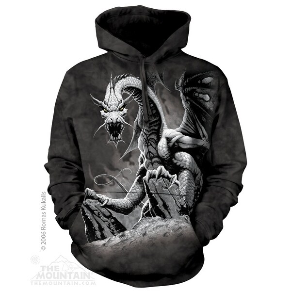 The Mountain Cotton Black Dragon Hoodie