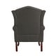 preview thumbnail 46 of 119, 31" W Modern Upholstered Linen Wing Back Accent Chair with Rolled Arm