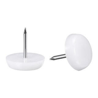 70 Patins De Protection Pour Pieds De Meubles - Diamètre 15 Mm, Blanc, Plastique - Neuf Uxcell