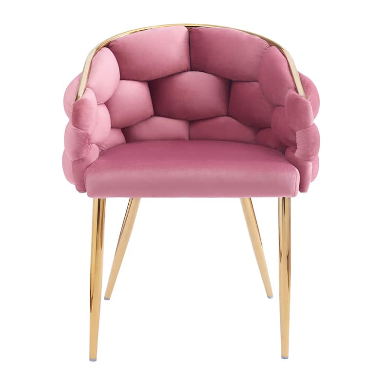 Middlemist Velvet Barrel Accent Chairs by Christopher Knight Home