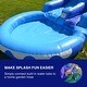 preview thumbnail 5 of 7, HeroKiddo Dolphin Commercial Grade Inflatable Water Slide with Pool for Kids & Adults with Air Blower, Lightweight, Outdoor Fun