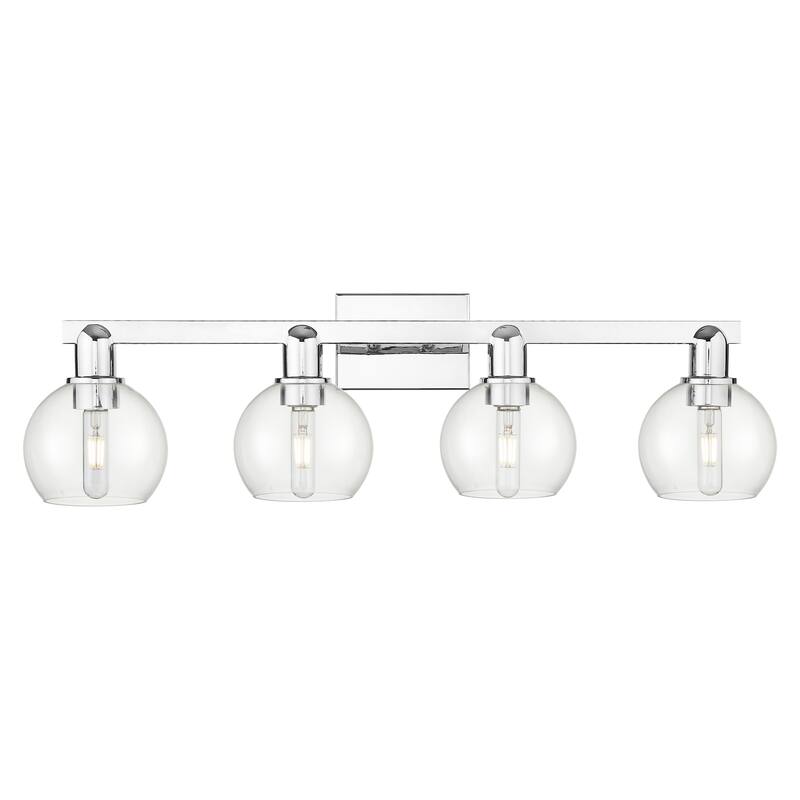 Innovations Lighting 716-4W-10-33 Athens Vanity Athens 4 Light 33" - Polished Chrome / Clear