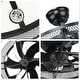 preview thumbnail 4 of 20, Cage Ceiling Fan with Light and Smart Control for Bedroom, Farmhouse