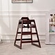 preview thumbnail 14 of 29, Wooden Feeding Baby Booster Chair Mahogany