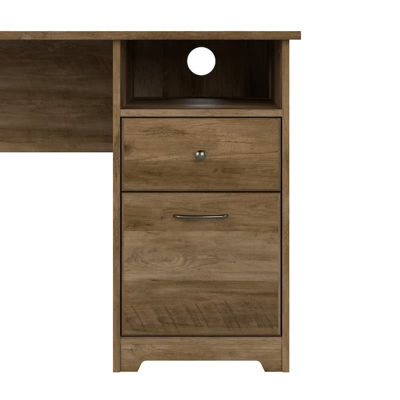 Cabot 60W L Shaped Computer Desk with Storage by Bush Furniture