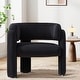 preview thumbnail 13 of 14, 3-Leg Accent Chair Plush Velvet Upholstery Modern Lounge Armchair