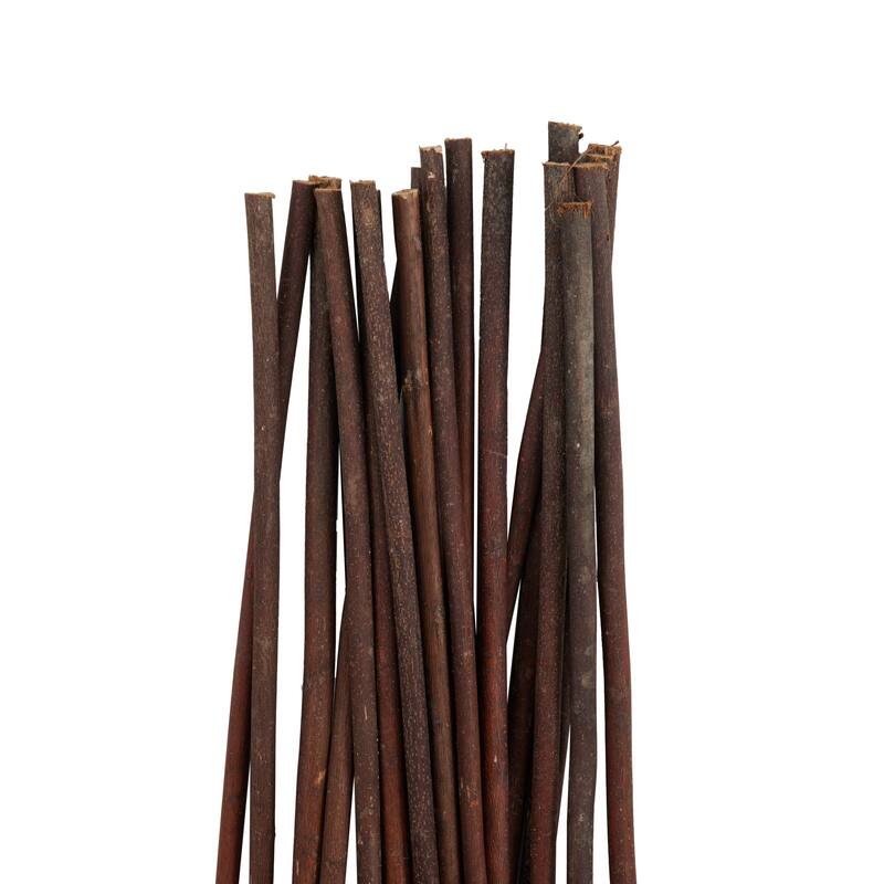 Brown Jute Rope Tall Sticks Home Decor Natural Foliage