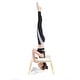 preview thumbnail 9 of 9, Yoga Headstand Wood Stool with PVC Pads-White - 24" x 16" x 15.5" (L x W x H)