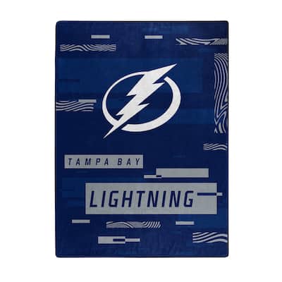 NHL Tampa Bay Lightning Digitize Raschel Throw Blanket