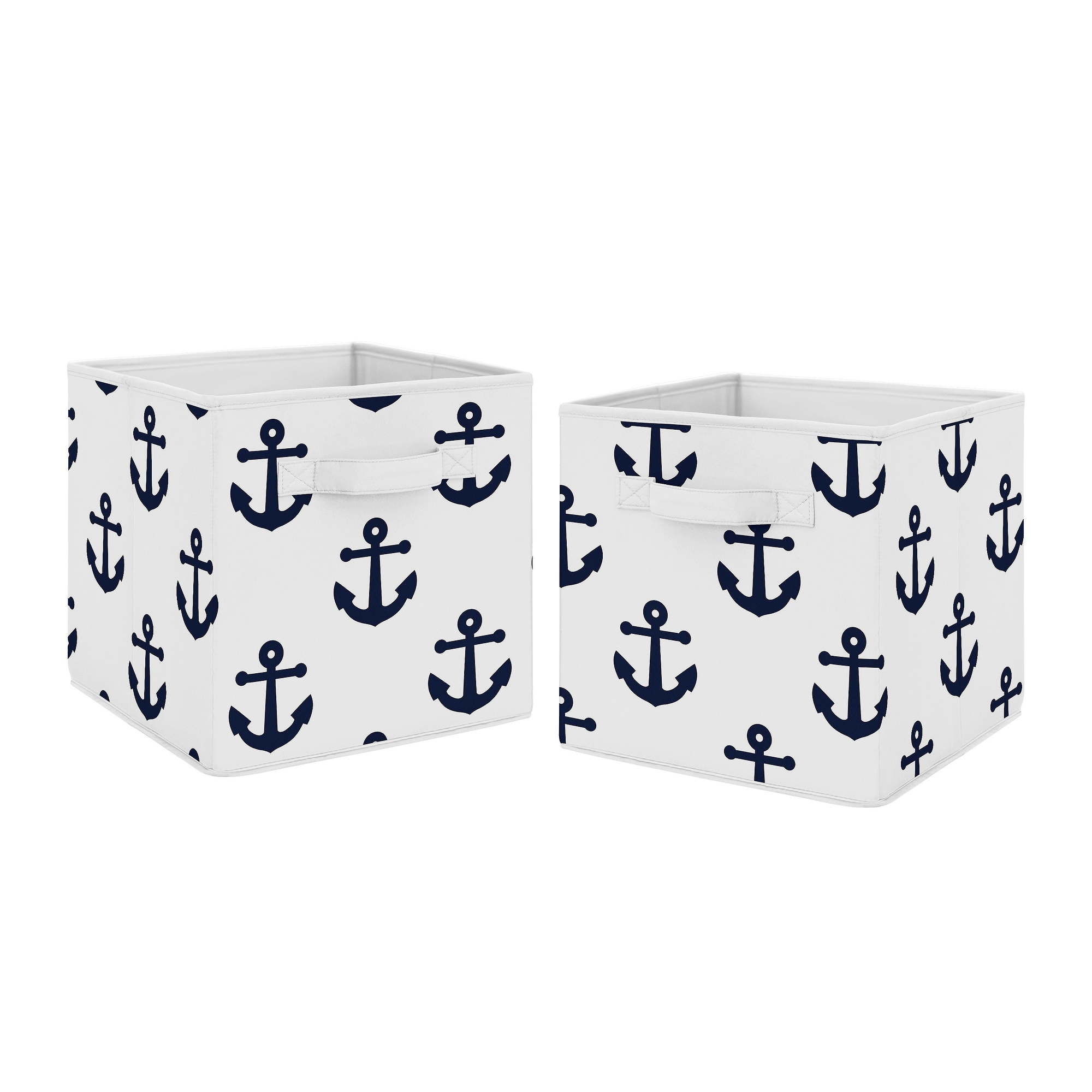 Details about   Anchor Storage Canvas Basket Bin Nautical Beach Decor Organizer Home Gift New 