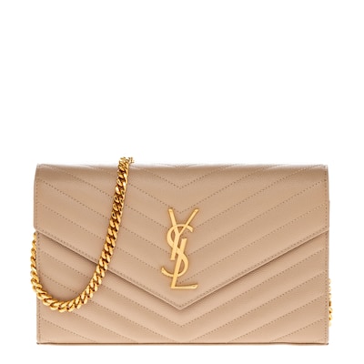 Saint Laurent Classic Cassandre Chain Wallet