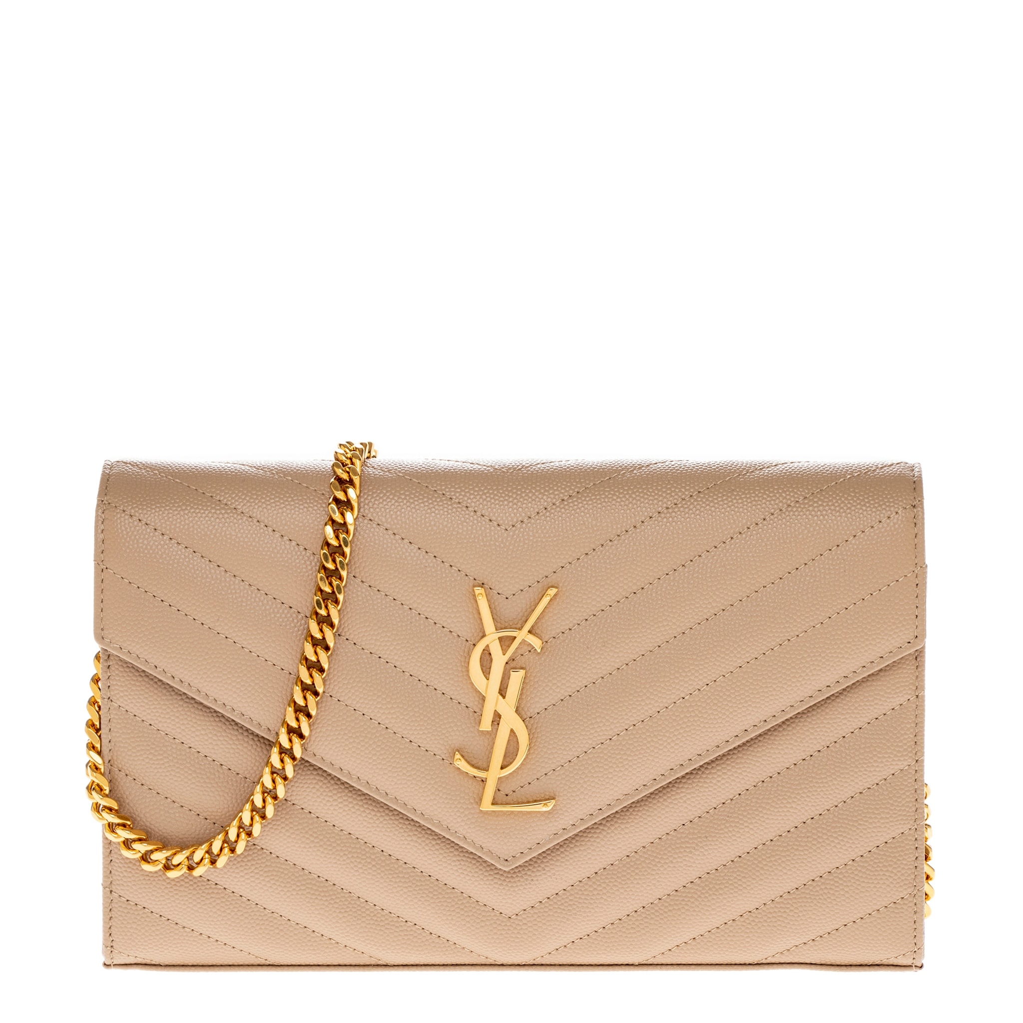 Saint Laurent Classic Cassandre Chain Wallet
