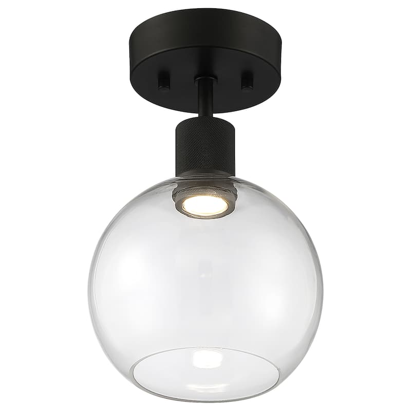 Port Nine Burgundy LED Semi-Flush Light - Dedicated LED