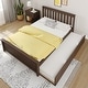 preview thumbnail 18 of 62, Max and Lily Slat Headboard Full Bed with Trundle