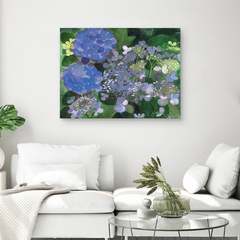 Hydrangea Blue by Maret Hensick Canvas Art Print