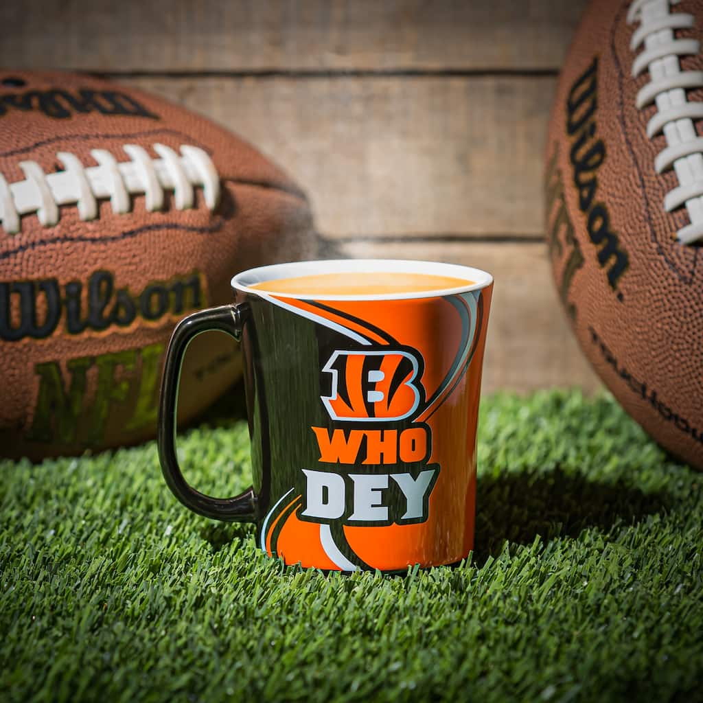 Cincinnati Bengals, 14 oz Ceramic Coffee Mug w/ Gift Box