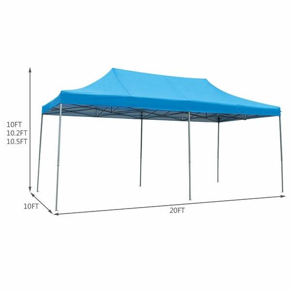 Shop 10 X 20 Carport Tent Pop Up Wedding Tent Folding Shelter