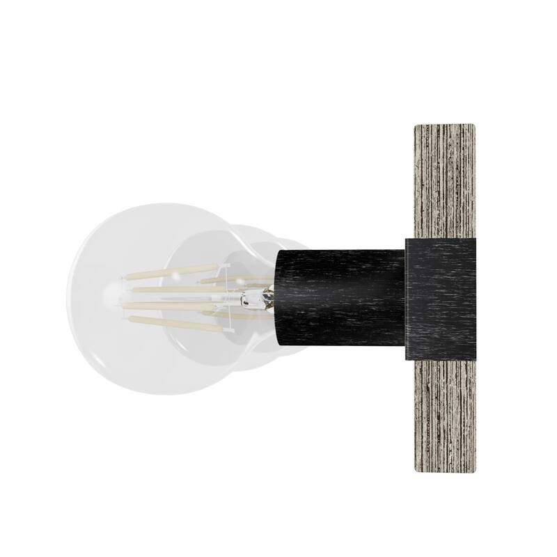 Hunter Donelson 3-Light Vanity Wall Light, Damp-Rated, Rustic, Farmhouse