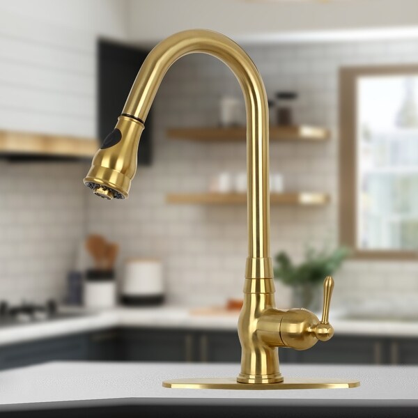 豊富なギフト Handle Single with Faucet Kitchen Copper and Down Pull その他
