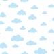 preview thumbnail 1 of 4, Disney Winnie the Pooh Cloud Blue Wallpaper