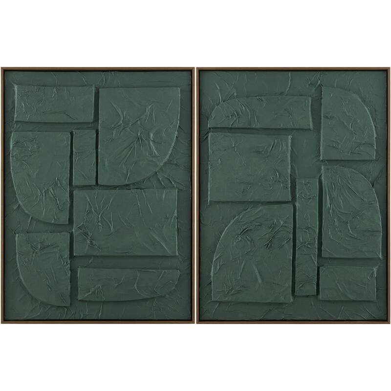 Livabliss Kako Modern Framed Art Set of 2