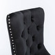 preview thumbnail 8 of 12, Dining Chairs Set of 2 with Nailhead Trim-Collection Velvet Upholstered