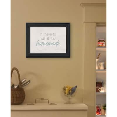 TrendyDecor4U Contemporary "It's Homemade" Framed Print Wall Art